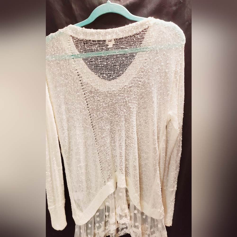 lace sweater